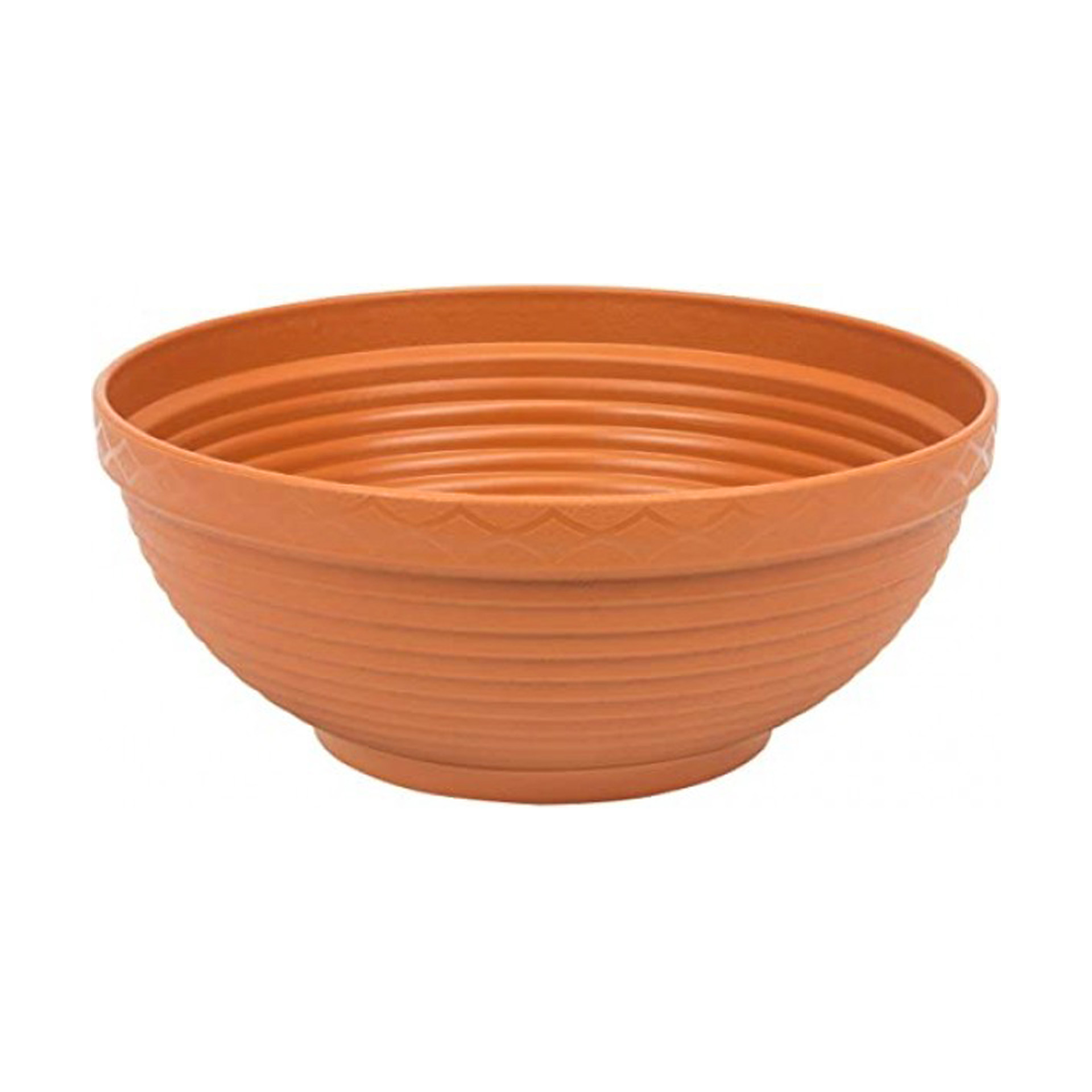 Vaso Taça Misa Plástico Terracota - 30 cm