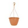 Vaso Plástico Suspenso com Prato Terracota - 24 cm Vaso Plástico Suspenso com Prato Terracota - 24 cm
