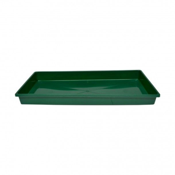 Prato Floreira Retangular Verde - 38 cm Prato Floreira Retangular Verde - 38 cm