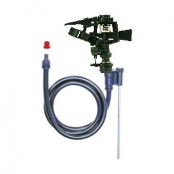 Kit Aspersor, Tubo e Estaca Metlica 1/2" x 1,5 m/10 mm