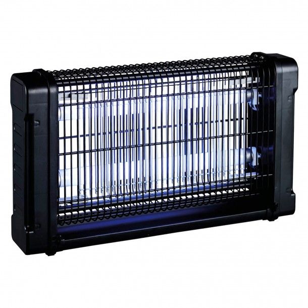 Mata Mosquitos Eletrónico 2x10W 40m2 Preto Mata Mosquitos Eletrónico 2x10W 40m2 Preto