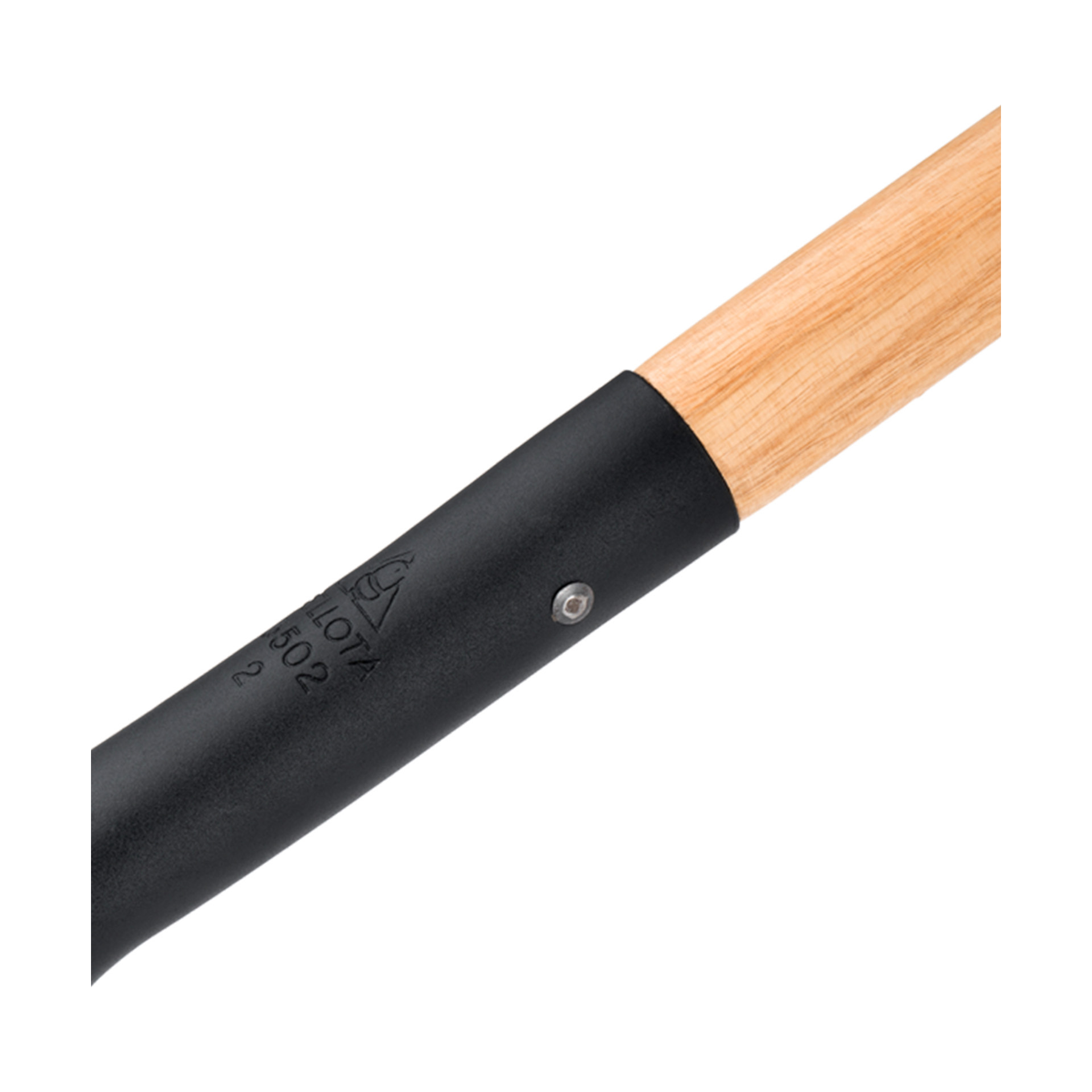 Pá Quadrada com Cabo de Madeira Preta Bellota