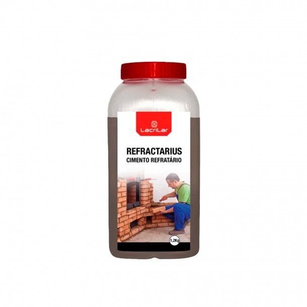 Cimento Refratário 1,2Kg Lacrilar Cimento Refratário 1,2Kg Lacrilar