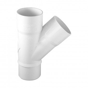 Forquilha 75mm para Caleira Circular 125mm PVC