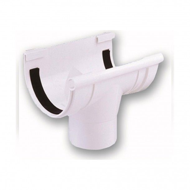 União com Descarga para Caleira Circular 125mm PVC União com Descarga para Caleira Circular 125mm PVC