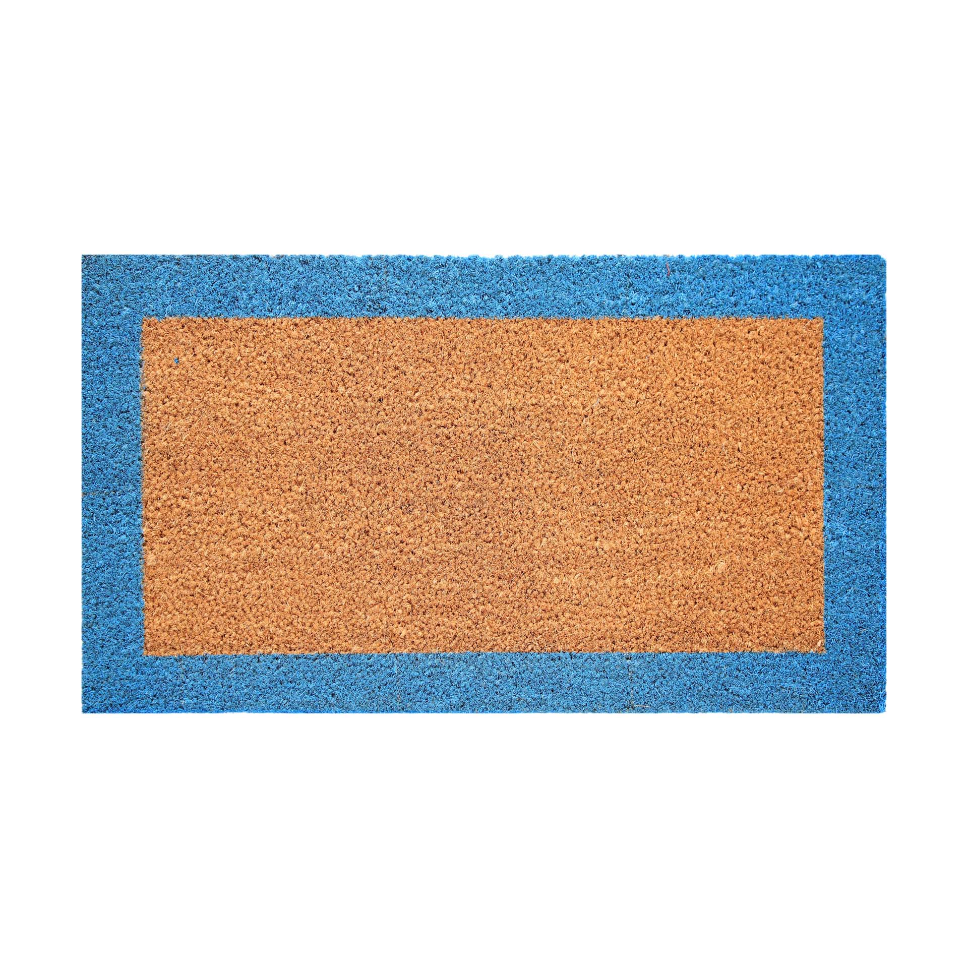 Tapete de Entrada Bordo Azul Cairo 33x60cm