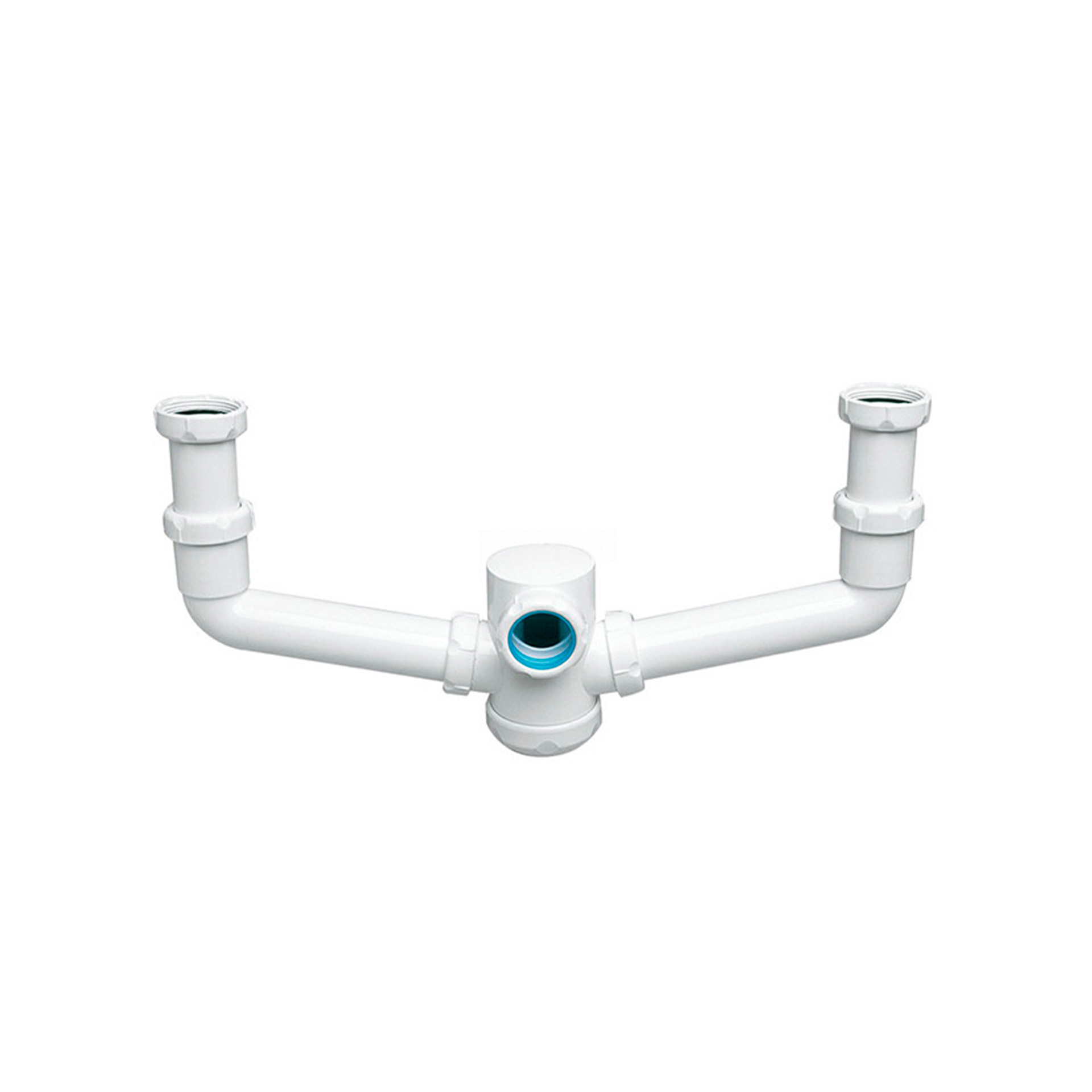 Sifão de Banca 2 Pias Simples 1"1/2 Jimten S-7