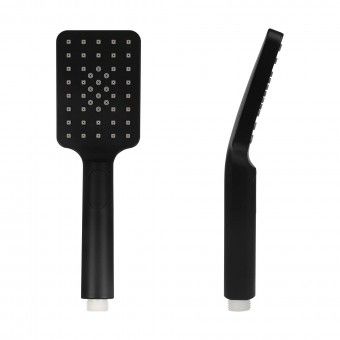 Chuveiro de Mo 3 Jatos Prisma Preto Mate AFJ