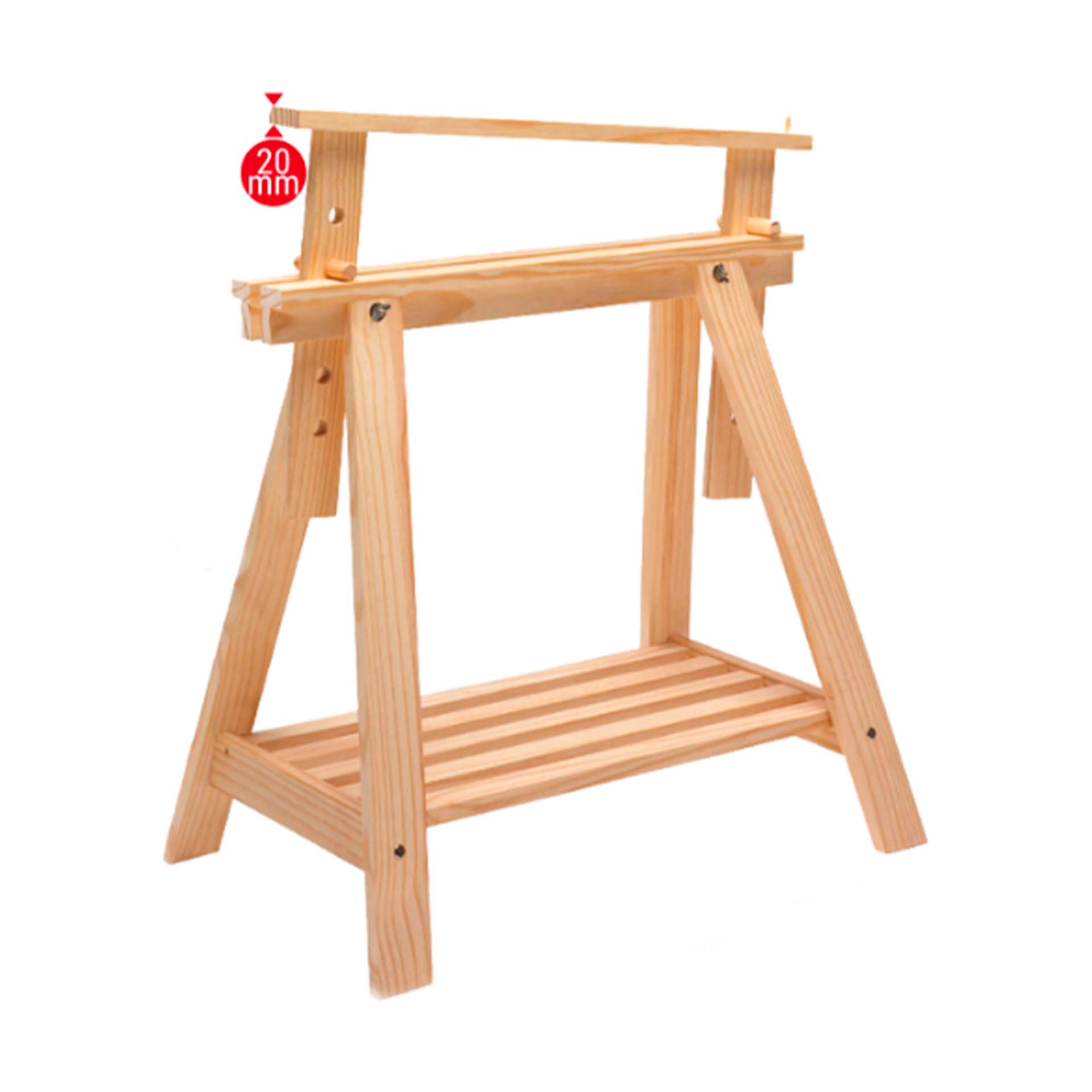 Cavalete Regulável 450x1000x700mm Madeira Astigarraga