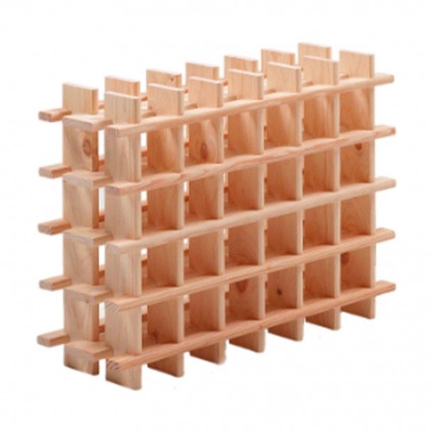 Garrafeira de 24 Garrafas 750x540x220mm Madeira Astigarraga