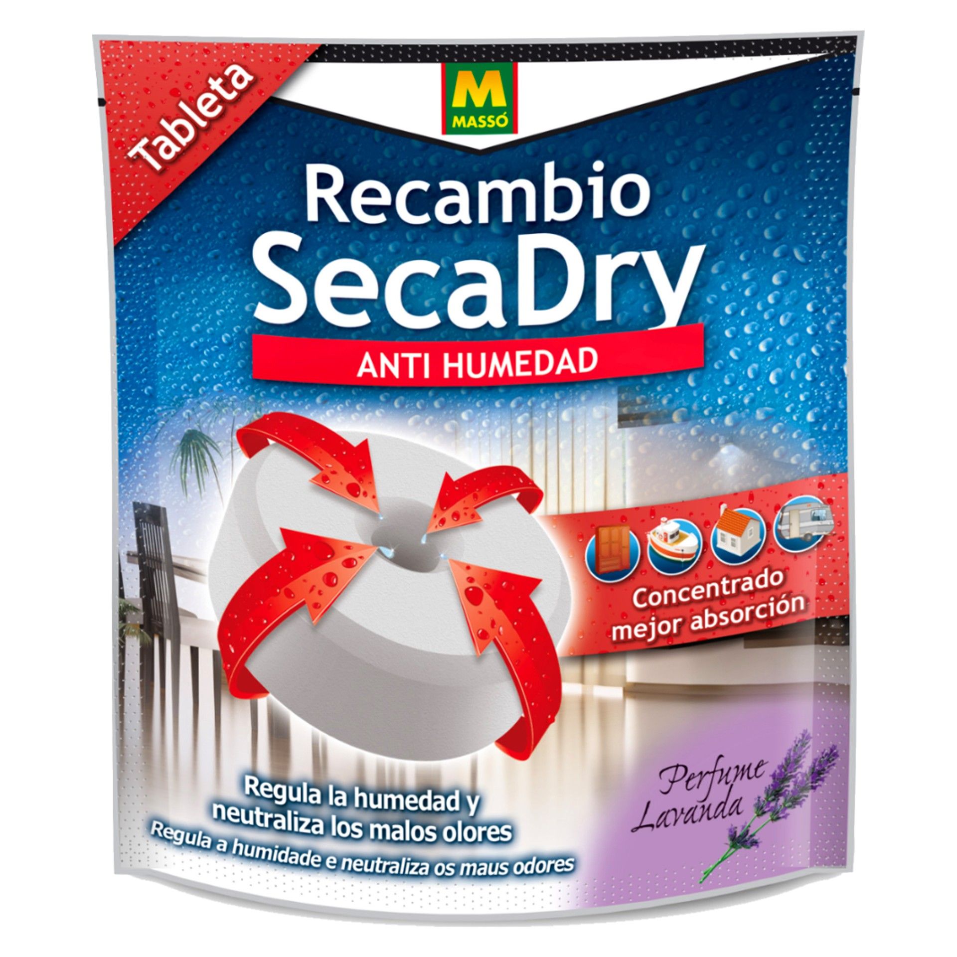 Recarga Desumidificador 450g Secadry