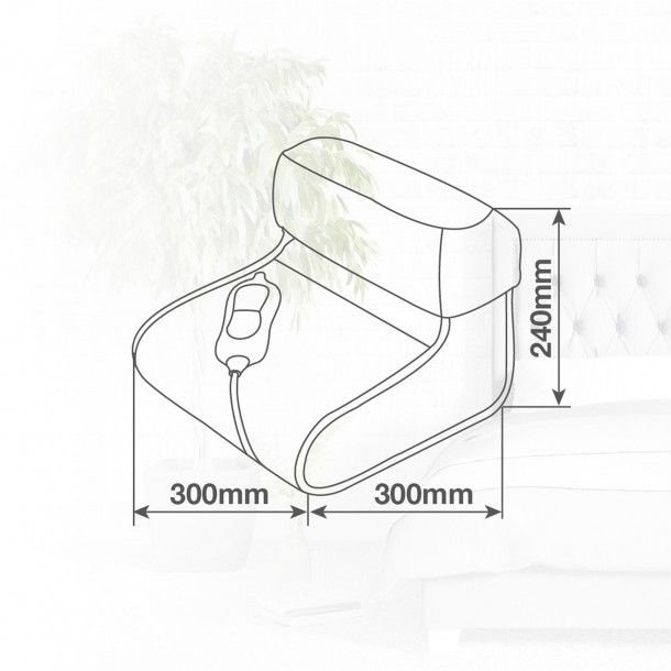 Aquecedor de Pés Elétrico 100W Valine GSC Aquecedor de Pés Elétrico 100W Valine GSC