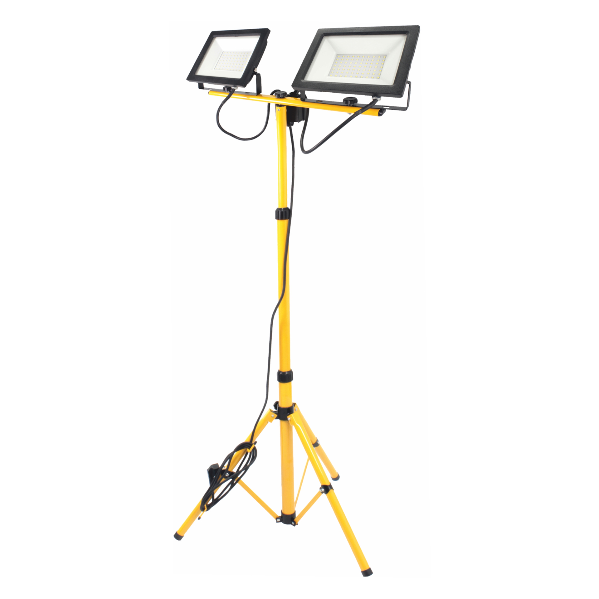 Foco LED Duplo com Tripé 50Wx2 4250Lmx2 Mader