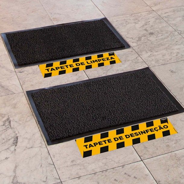 Tapete Desinfetante 60x40cm 2 Unidades