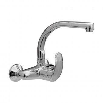 Torneira de Cozinha Parede Monocomando Bica Superior Gaby