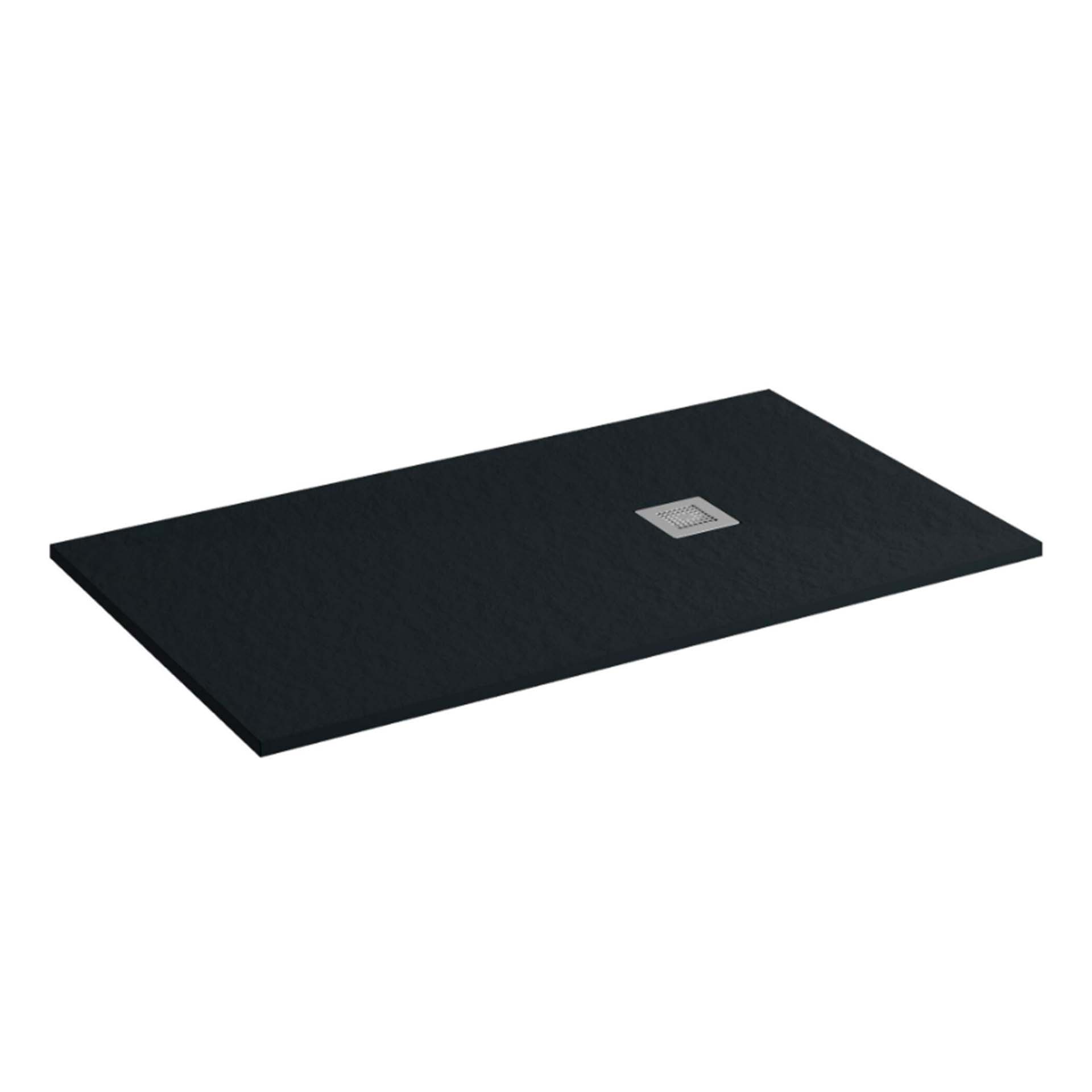 Base de Duche Gel Coat Next Preto Aquore