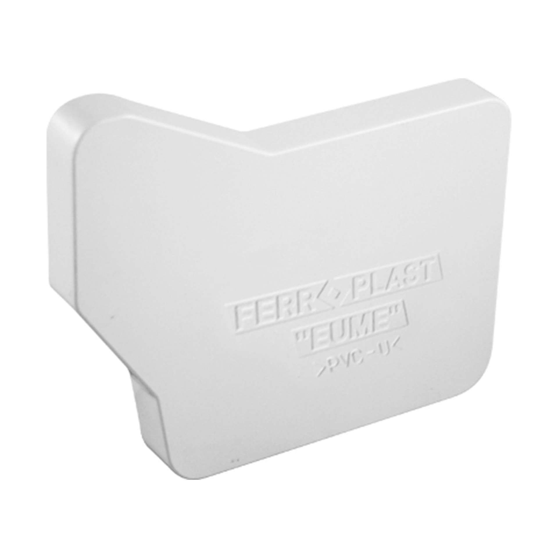 Tampa Simples Direita para Caleira Trapezoidal PVC