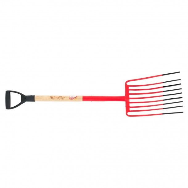 Forquilha Brita com Cabo Madeira Pl�stico Macfer