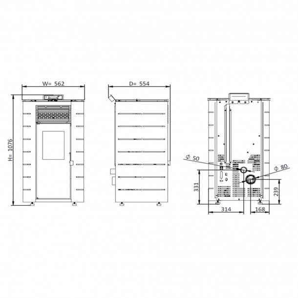 Salamandra a Pellets 10KW K2 Solzaima