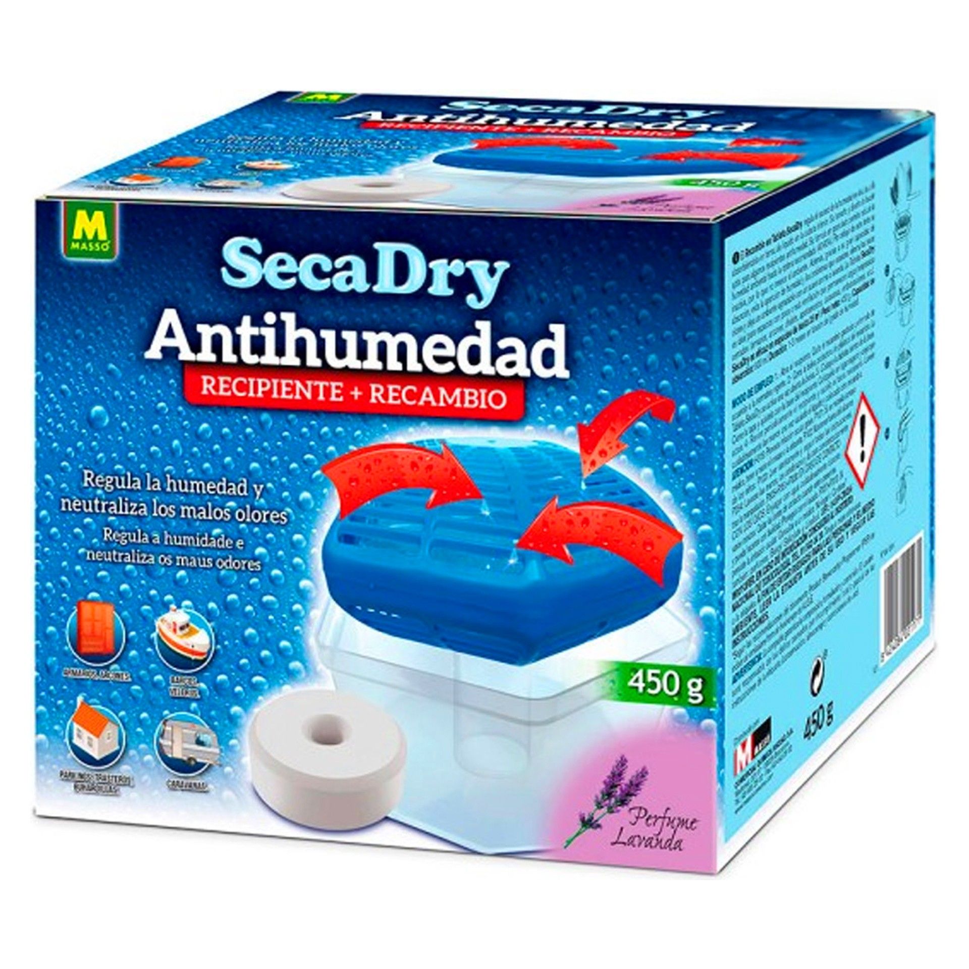 Desumidificador + Recarga 450g Secadry