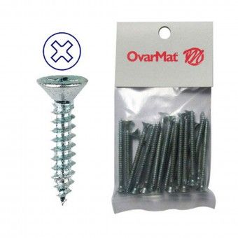 Parafuso Chata Cruz 4,8x60mm 20Uni