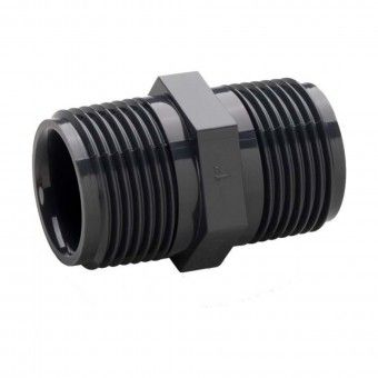 Casquilho Duplo Roscado PVC