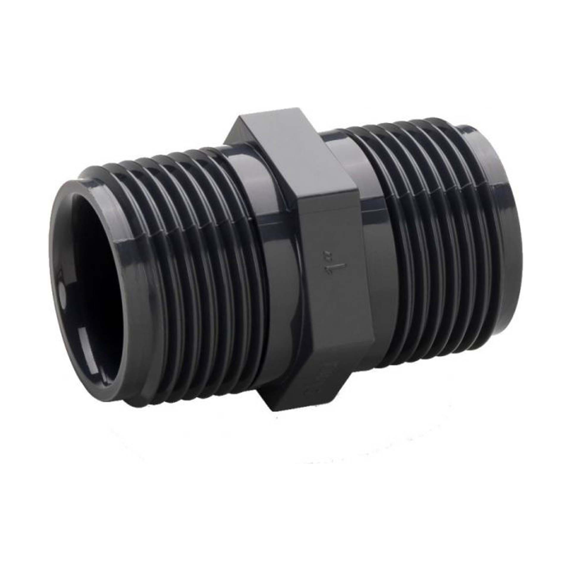 Casquilho Duplo Roscado PVC