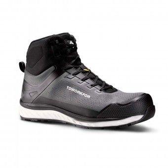 Bota de Trabalho TPU Cinza com Biqueira de Alum�nio Super Set Boot Grey ToWorkFor