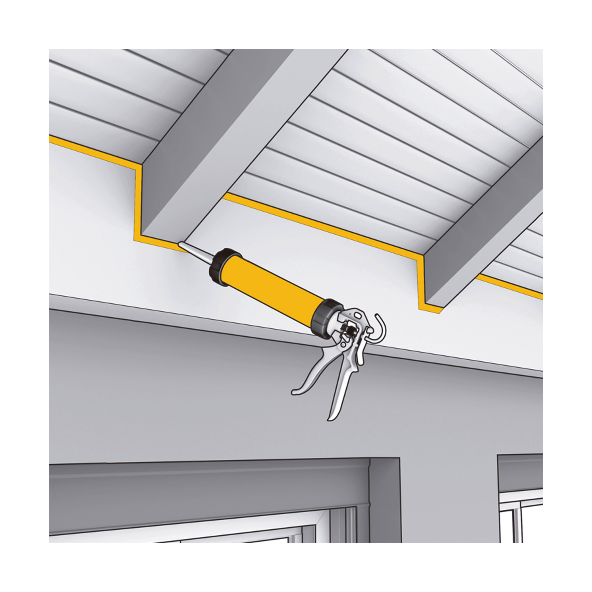 Mastique Acrílico Multiusos SikaCryl-S 300ml