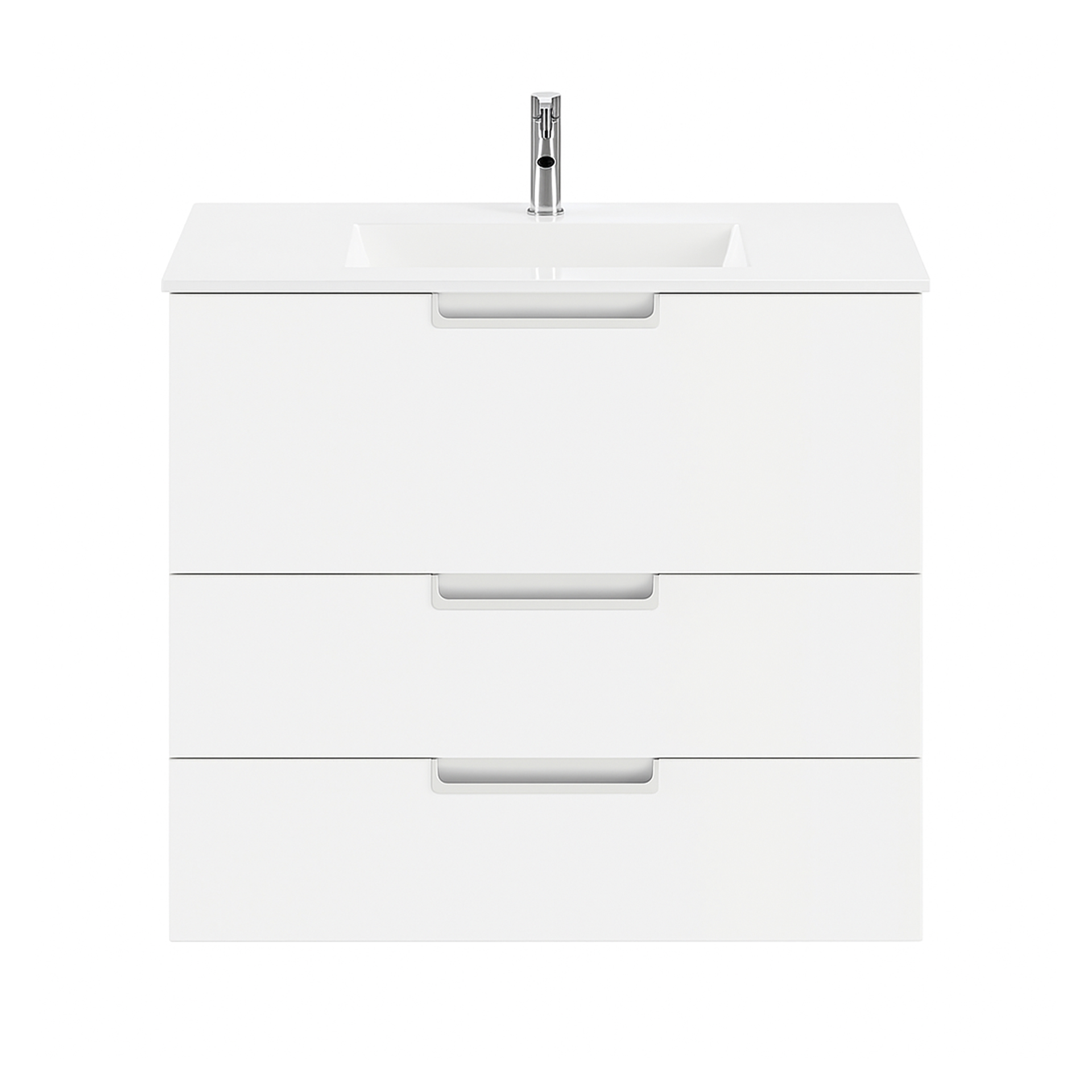 Móvel Casa de Banho Dedicato com Lavatório 80x73x45cm Branco Banhoazis