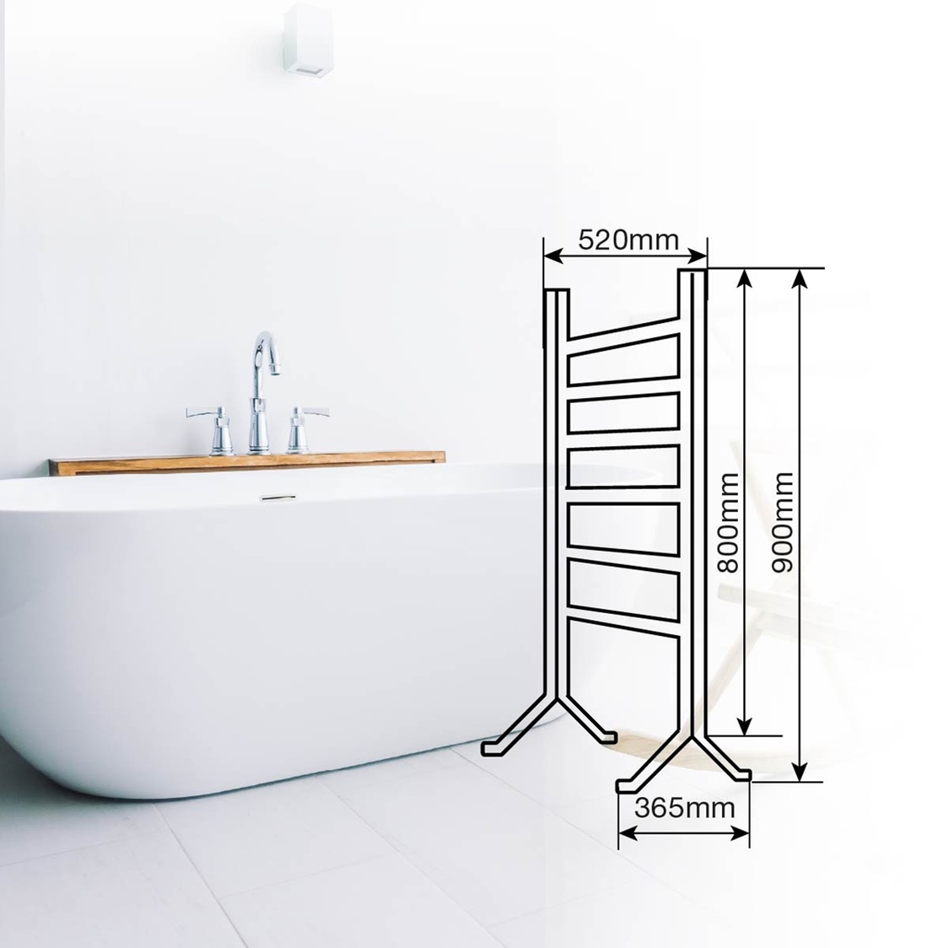 Toalheiro Elétrico 100W Hadim Niaros GSC