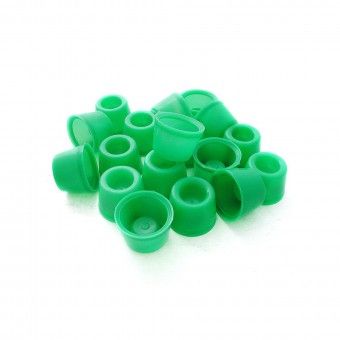 Rolha Plstica para Garrafo com Capsula Verde 50 Uni