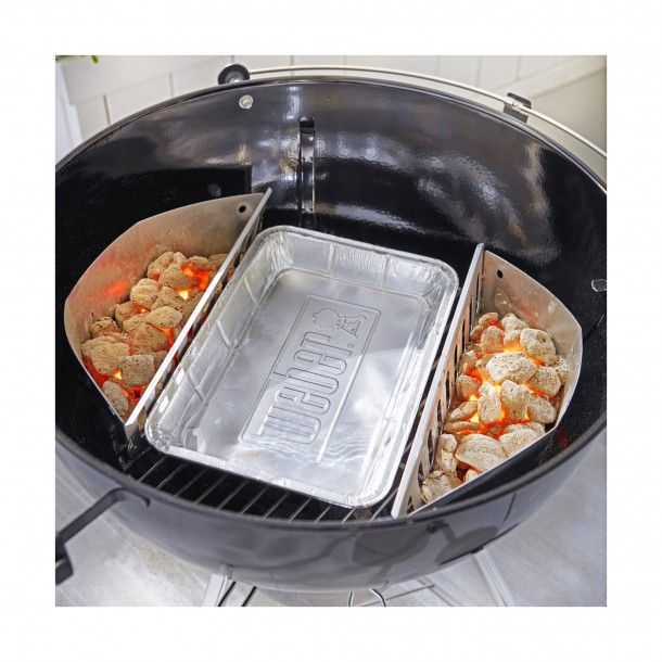 Bandejas de Alum�nio Barbecue Weber Pequenas 6 Uni