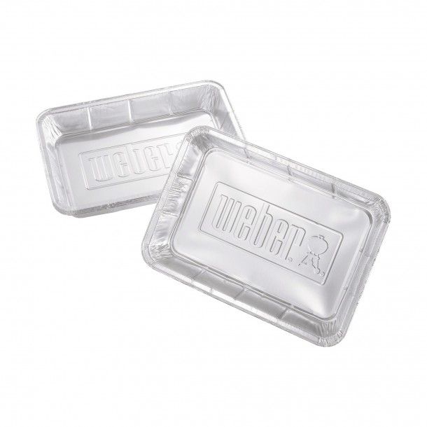 Bandejas de Alumínio Barbecue Weber Pequenas 6 Uni Bandejas de Alumínio Barbecue Weber Pequenas 6 Uni