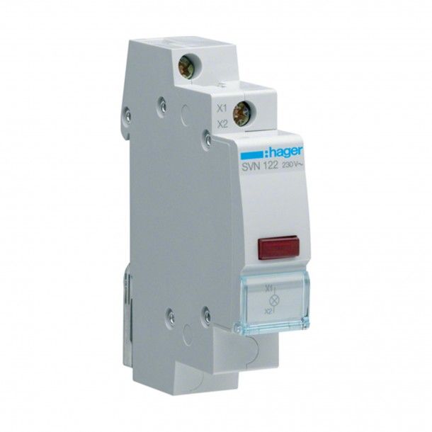 Sinalizador LED Vermelho de Quadro El�trico 230V AC