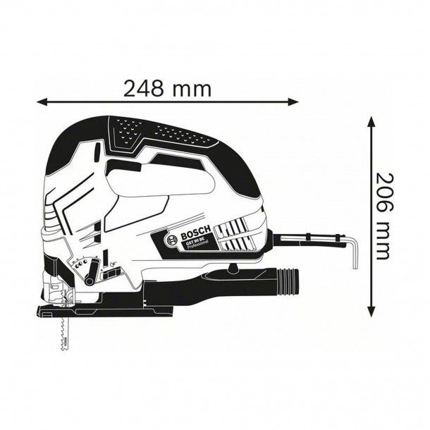 Serra Tico-Tico Bosch GST 90 BE 650W