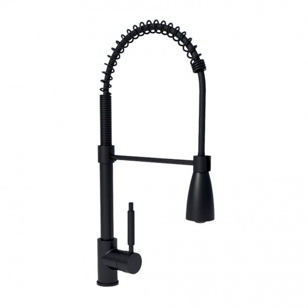 Torneira de Cozinha Monocomando Industrial Simples Prime Preto AFJ