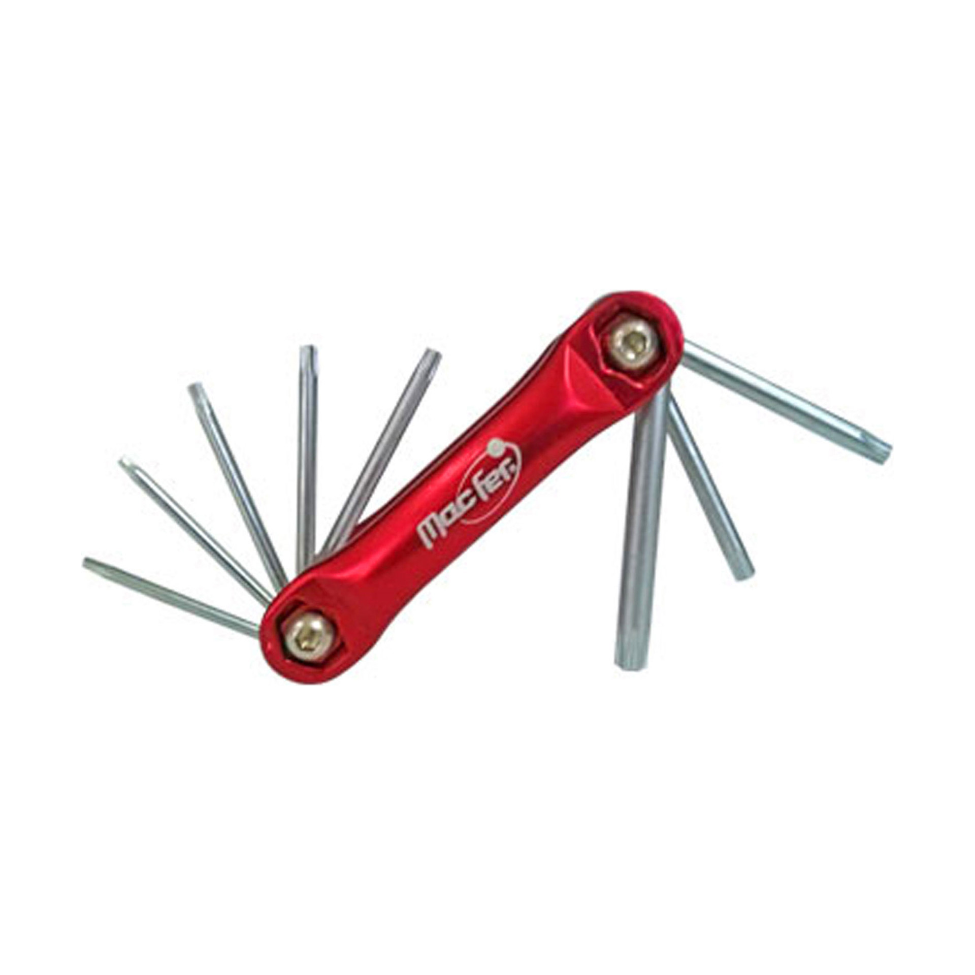 Jogo de Chaves Torx "L" Furada Macfer 8 Peças