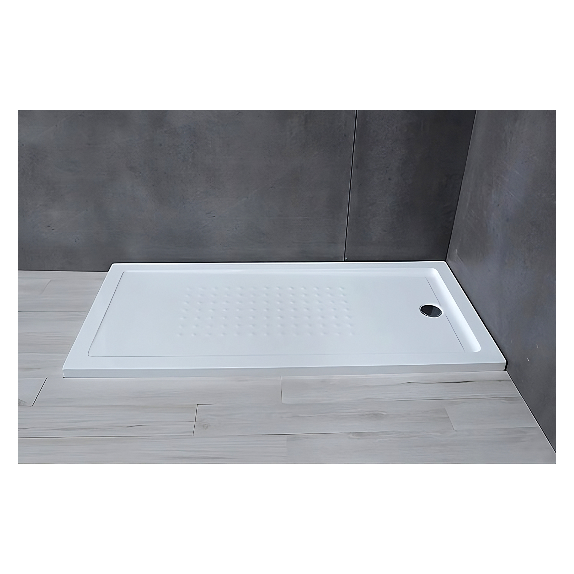 Base de Duche Gália 100x70x5cm com Válvula Sivassano