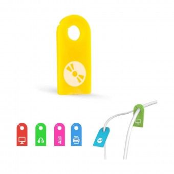 Identificadores de Cabos com Etiquetas - 8 Unidades