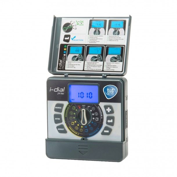 Programador de Rega 4 Estaes Interior I-Dial 24V Digital BZW