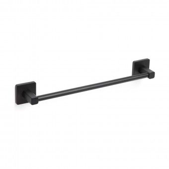 Toalheiro Nero 50cm Inox Preto Tatay