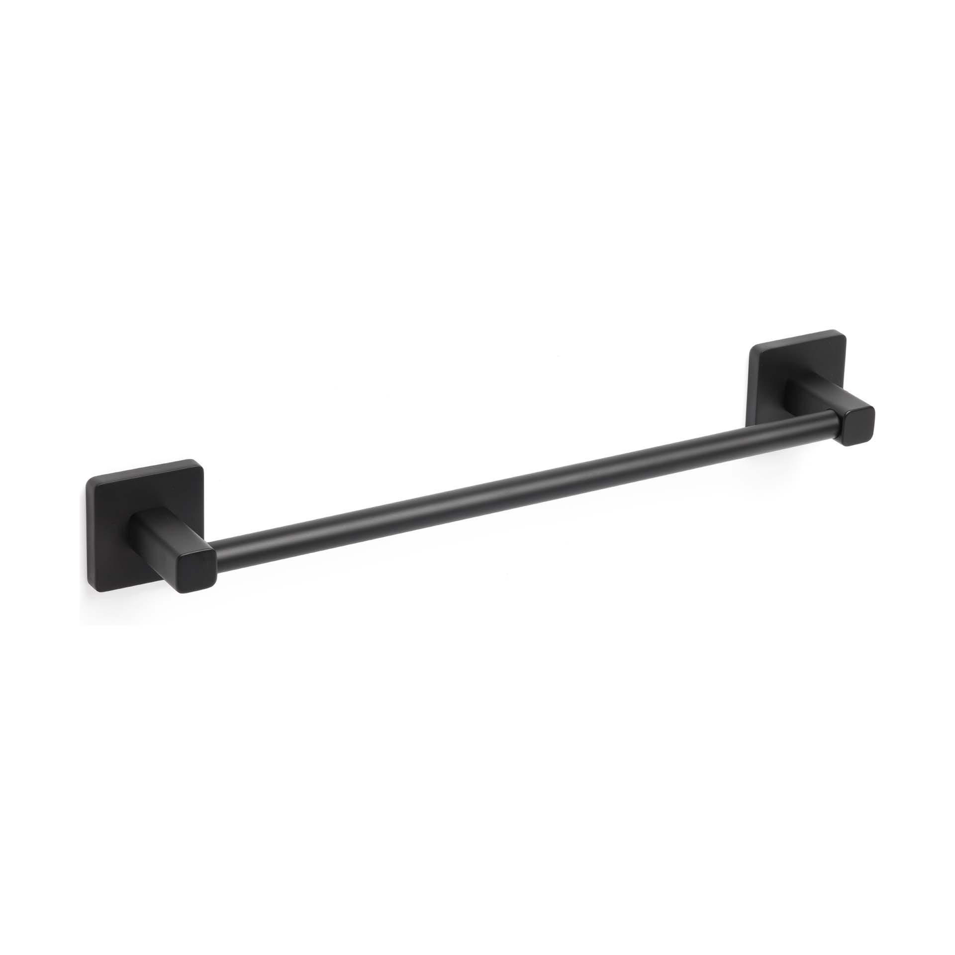 Toalheiro Nero 50cm Inox Preto Tatay