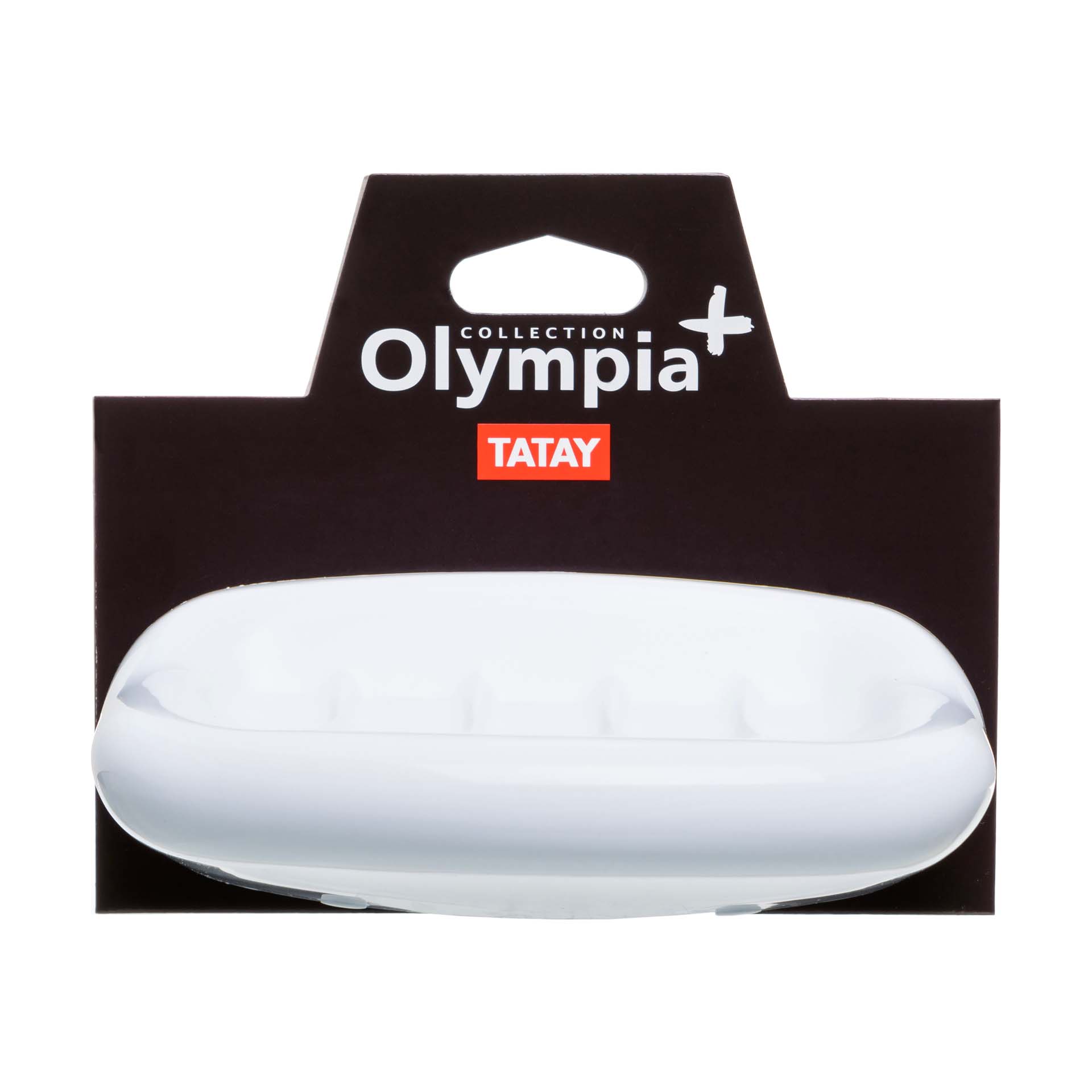 Saboneteira Olympia Polipropileno Branco Tatay