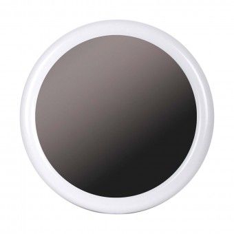 Espelho Redondo com Moldura Branca 56x56cm Tatay