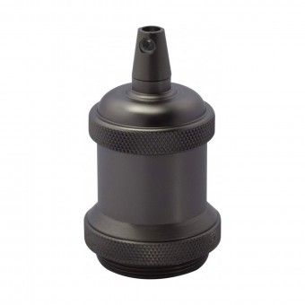 Casquilho Metlico Vintage para Lmpada E27