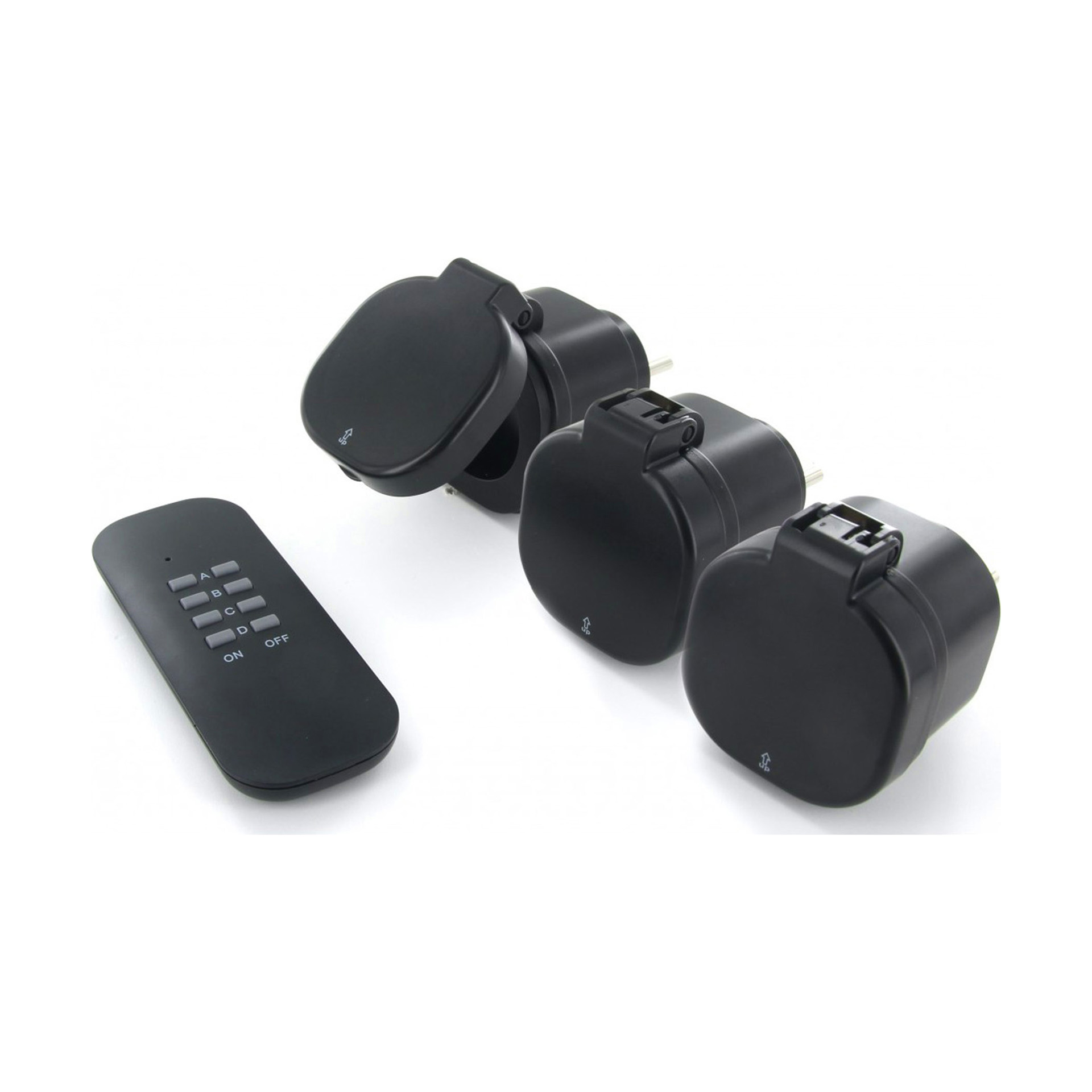 3 Mini Tomadas Exterior com Controlo Remoto 3000W