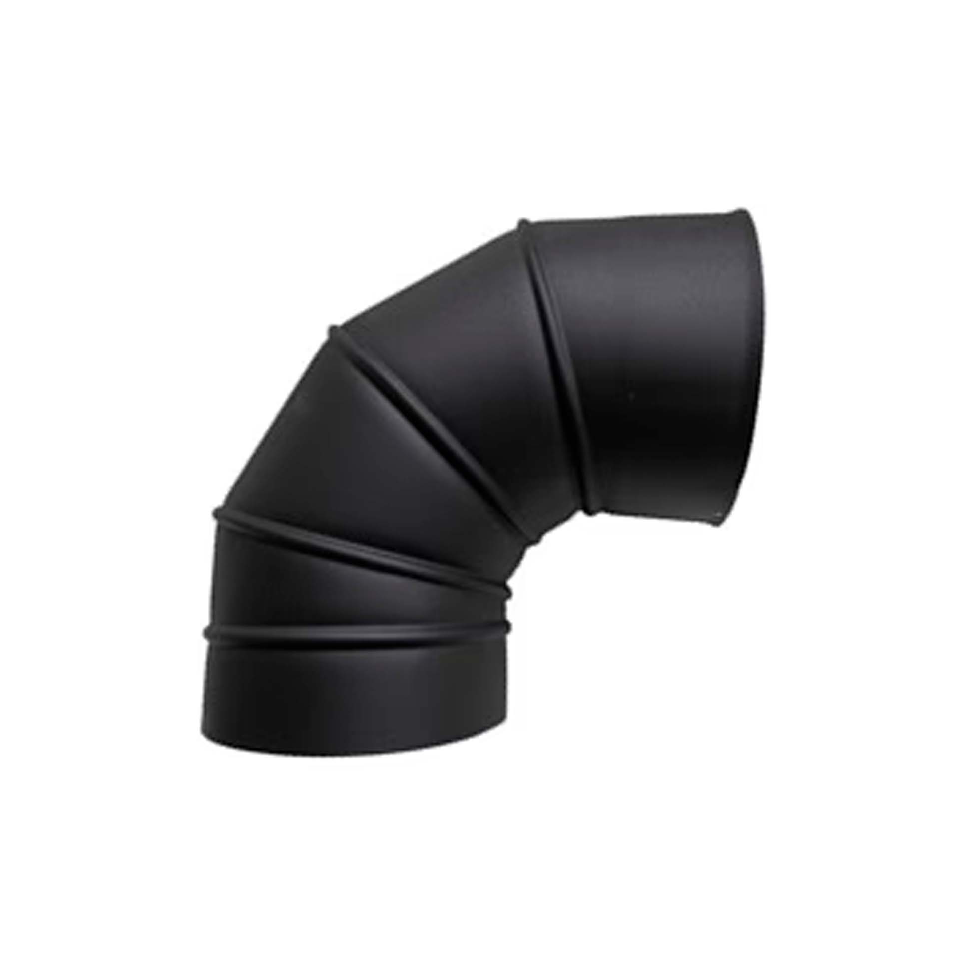 Curva Inox Antracite M/F 90º Ø180mm