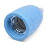 Casquilho de Porcelana para L�mpada E27 Azul