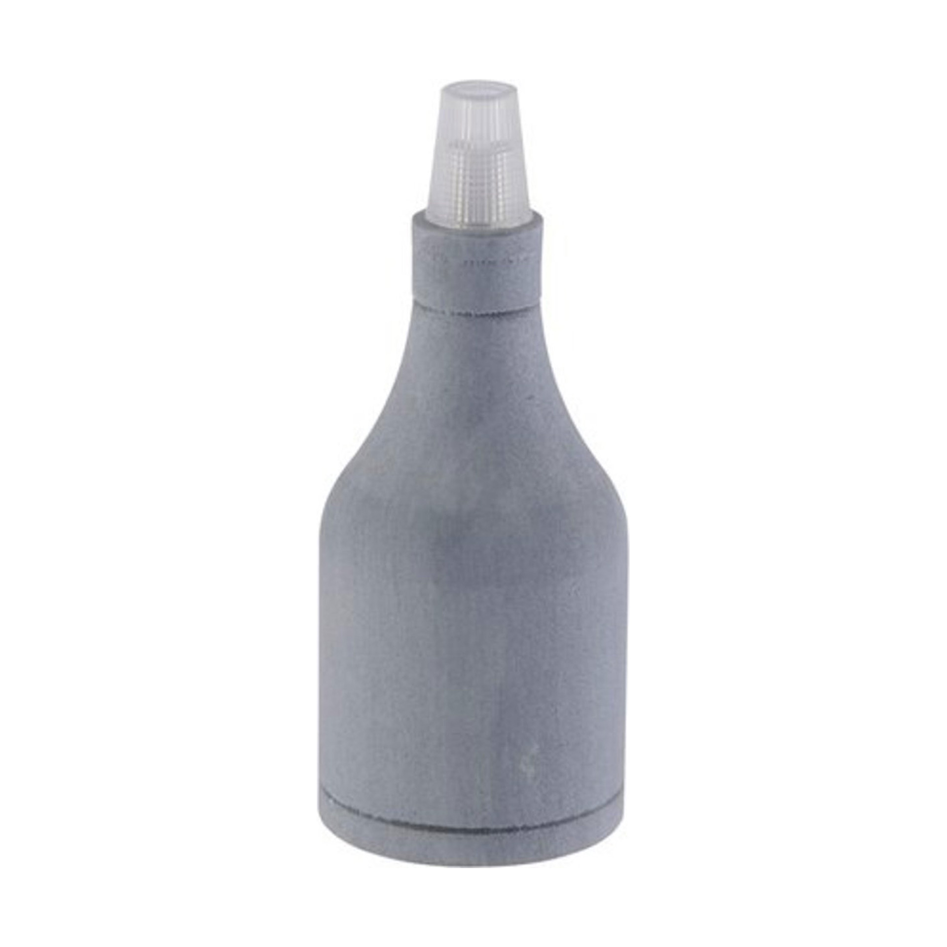 Casquilho de Metal para Lâmpada E27 Cinza